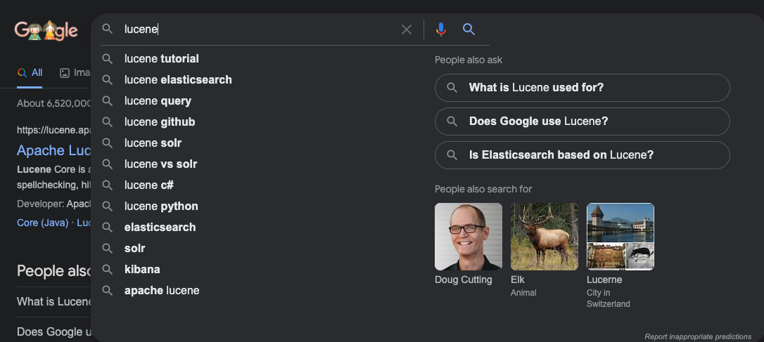 Google 検索の検索フォームの変化
