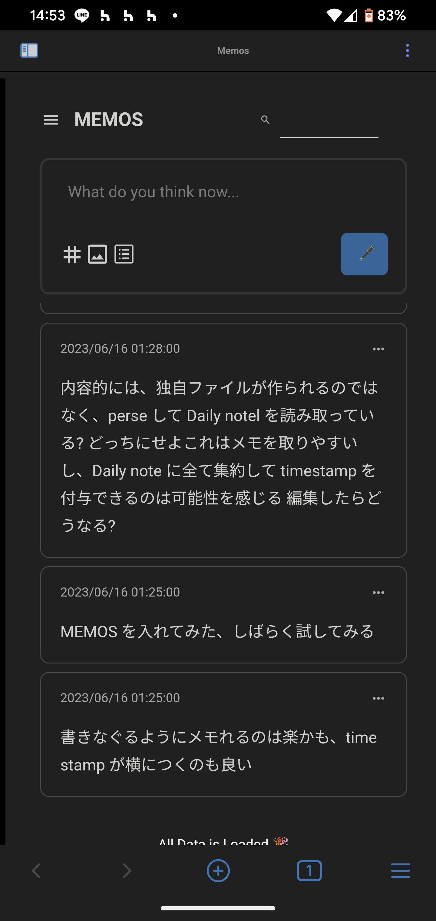 Memos in Android